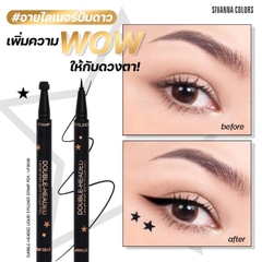 Bút kẻ mắt nước Sivanna Double Headed Liquid Eyeliner Stamp HF9048
