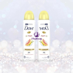 Xịt Khử Mùi Dove Dưỡng Da Mềm Mịn 48H Hương Go Fresh Pomelo Y Hierba Limón 150ml