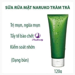 Sữa Rửa Mặt Bùn Hỗ Trợ Giảm Mụn Chiết Xuất Tràm Trà Naruko 120g G