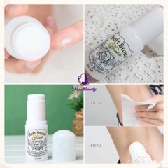 Lăn Khử Mùi Đá Khoáng Dạng Sáp Deonatulle Soft Stone W Double Deodorant 20g