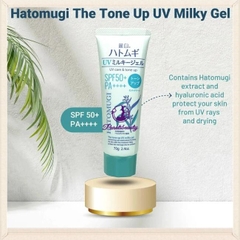 Gel Chống Nắng Màu Bạc Hà Hatomugi UV Care & Tone Up SPF50+ PA+++70g