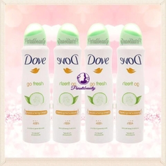 Xịt Khử Mùi Dove Dưỡng Da Mềm Mịn 48H Hương Go Fresh Pepino y té verde 150ml