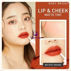 Son Kem & Má Hồng Baby Bright Lip & Cheek Matte Tint 2.4g