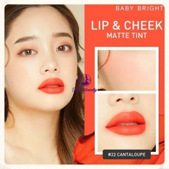 Son Kem & Má Hồng Baby Bright Lip & Cheek Matte Tint 2.4g