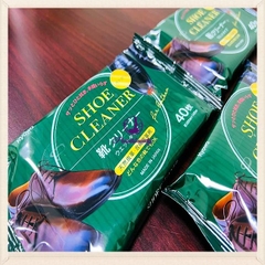 16.13 Bịch 40 Giấy Ướt Làm Sạch Giày Da, Túi Da Nhật Bản