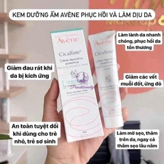 Kem Dưỡng Trị Thâm Tái Tạo Da Avène Cicalfate Restorative Skin Cream 40ml - Date T6/2025