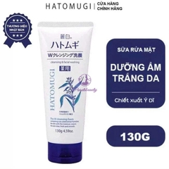 Sữa Rửa Mặt Ý Dĩ Dưỡng Ẩm Sáng Da Hatomugi Naturie