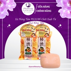 Xà Phòng Tắm Chiết Xuất Từ Quả Hồng Pelican Family Soap Persimmon 80g