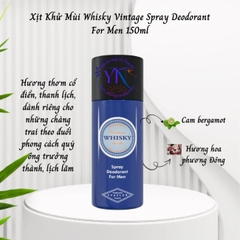 18.2.Xịt khử mùi Evaflor Whisky 150ml