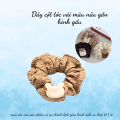 14.3 Dây cột tóc màu gắn hình gấu dễ thương