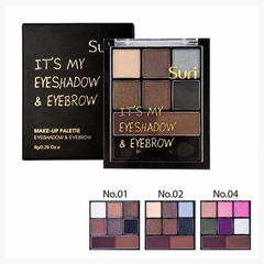 Phấn Mày Và Mắt Suri Make-Up Palette – Eyeshadow & Eyebrow Hàn Quốc
