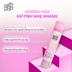 Dầu Gội Khô Girlz Only Dry Shampoo 200ml