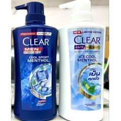 Dầu Gội Đầu Clear Anti Dandruff Bạc Hà 480ml