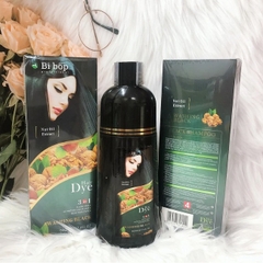 Dầu gội phủ bạc BIBOP màu đen nâu 3in1 500ml