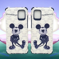 Ốp Lưng Điện Thoại Mềm Hình Chú Chuột Mickey Dễ Thương Màu Trắng Cho Sam Sung