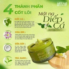 Mặt Nạ Diếp Cá Dưỡng Da Nâng Tone MeeA Organic 100g