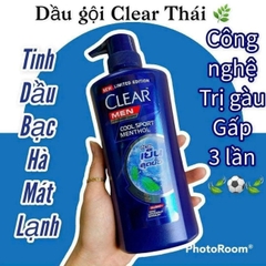 Dầu Gội Đầu Clear Anti Dandruff Bạc Hà 480ml