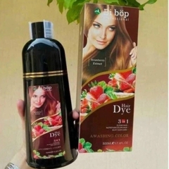 Dầu gội phủ bạc BIBOP màu đen nâu 3in1 500ml