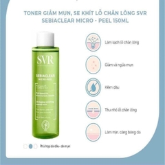Toner Dành Cho Da Dầu, Mụn SVR Sebiaclear Micro Peel 150ml G
