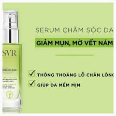 Tinh Chất Ngăn Ngừa Thâm, Giảm Mụn Serum SVR Sebiaclear 4% NIACINAMIDE và 14% PHA 30ml