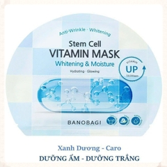 Miếng Mặt N.ạ Giấy Banobagi Mask Super Collagen Stem Cell Vitamin