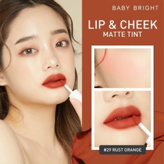 Son Kem & Má Hồng Baby Bright Lip & Cheek Matte Tint 2.4g