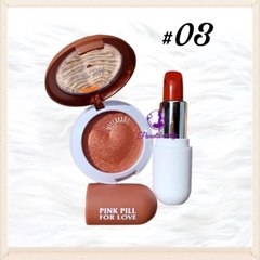 Set Son - Phấn Mắt Nee Cara Pink Pill N402