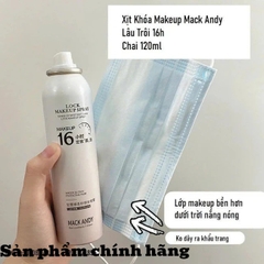 Xịt Khóa Nền Giữ Lớp Makeup Lâu Trôi Setting Fixer Spray Mack Andy 120ml