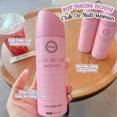 Xịt Thơm Toàn Thân Armaf Club De Nuit Perfume Body 200ml