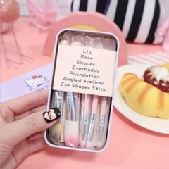 Bộ 7 Cây Cọ Trang Điểm Màu Hồng Hello Kitty G