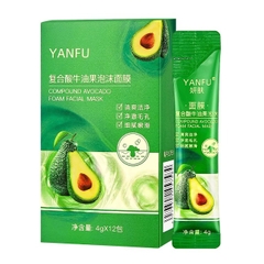 Mặt Nạ Bơ Sủi Bọt Bong Bóng Giảm Mụn Đầu Đen Mụn Cám Chính Hãng Nội Địa Trung