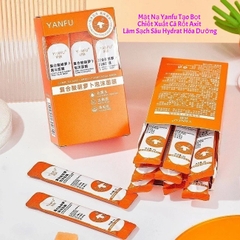 Mặt Nạ Yanfu Tạo Bọt Chiết Xuất Cà Rốt Giảm Mụn Chính Hãng Nội Địa Trung