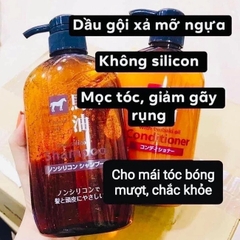 Dầu Gội, Xả Kumano Cosmetics Chiết Xuất Từ Dầu Ngựa  600ml