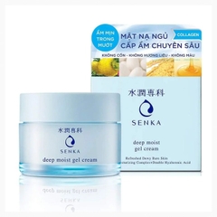 HLK-Mặt Nạ Ngủ Senka Deep Moist Gel Cream Khóa Ẩm, Giảm Nhăn 24H 50gr