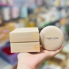 Phấn phủ Dạng Nén Kiềm Dầu Sivanna Colors Silky Matte Powder HF5095