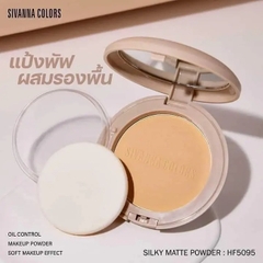 Phấn phủ Dạng Nén Kiềm Dầu Sivanna Colors Silky Matte Powder HF5095