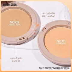 Phấn phủ Dạng Nén Kiềm Dầu Sivanna Colors Silky Matte Powder HF5095