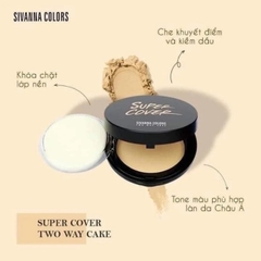 Phấn phủ Sivanna Super Cover Two Way Cake HF201 #01 Tone sáng