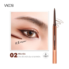 Chì vặn kẻ mắt dạng Gel Vacosi #01 Đen