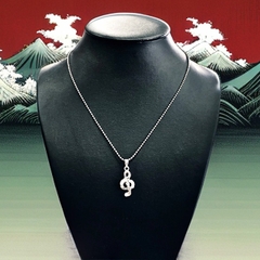 Dây chuyền mặt đá - trắng