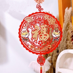 Dây liễng treo rồng vuông, tròn trang trí Tết