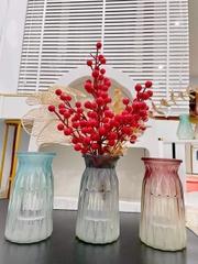 Bình, lọ hoa phun mờ phối xước MS03