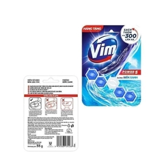 B8.12 Viên tẩy sạch khuẩn bồn cầu hương chanh thơm mát Vim power G