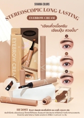 [TL]Gel kẻ chân mày Sivanna kèm đầu cọ tán HF5093