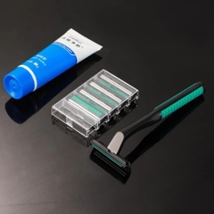 T11. Bộ dao cạo râu kèm 5 dao cạo và 01 tuýp kem cạo râu 30g JR8820-5