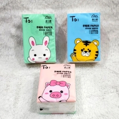 19.12 Lố 10 bịch khăn giấy khô mini Siu Tiện Lợi MXM-2568