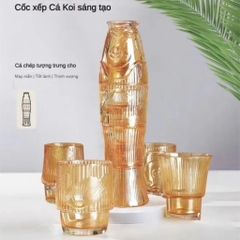 Bộ 4 ly xếp hình cá chép LYLM-L4