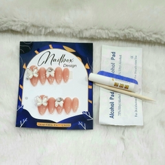 Bộ 10 m.óng ta.y gi.ả nhọn mẫu mới kèm keo dán