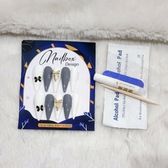 Bộ 10 m.óng ta.y gi.ả nhọn mẫu mới kèm keo dán