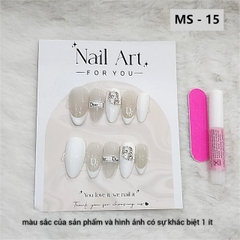 Bộ 10 m.óng ta.y gi.ả nhọn mẫu mới kèm keo dán